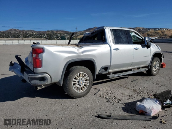 2022 Chevrolet Silverado 3500HD High Country with VIN 1GC4YVEY6NF160443, listed as a Copart auction lot 73975954 with 0 mi miles and Salvage Title. Bid and sale history available at carsss.com. Image 3.
