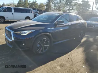 2023 Infiniti QX55 Essential with VIN 3PCAJ5KR4PF101838, listed as a Copart auction lot 83990984 with 18,694 mi miles and Salvage Title. Bid and sale history available at DreamBid. Image 1.