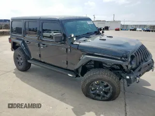 2021 Jeep Wrangler Unlimited Sport S with VIN 1C4HJXDN0MW859686, listed as a Copart auction lot 51352355 with 49,984 mi miles and Salvage Title. Bid and sale history available at carsss.com. Image 4.
