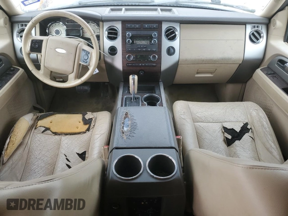 2011 Ford Expedition XLT with VIN 1FMJU1H52BEF47545, listed as a Copart auction lot 52987825 with 127,500 mi miles and Salvage title. Bid and sale history available at DreamBid. Image 8.