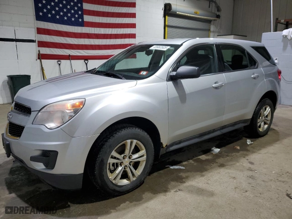 2013 Chevrolet Equinox LS with VIN 2GNALBEK5D1204537, listed as a Copart auction lot 49983505 with 169,480 mi miles and Clean Title. Bid and sale history available at carsss.com. Image 1.