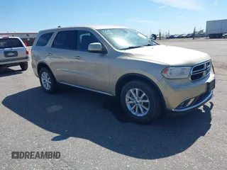 2014 Dodge Durango SXT with VIN 1C4RDJAG0EC455787, listed as a IAAI auction lot 42651627 with 103,218 mi miles and . Bid and sale history available at DreamBid. Image 1.