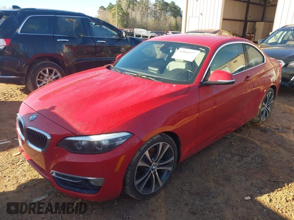 2018 BMW 2 Series 230i xDrive with VIN WBA2J3C56JVD48713, listed as a IAAI auction lot 41861277 with 103,706 mi miles and . Bid and sale history available at carsss.com. Image 17.