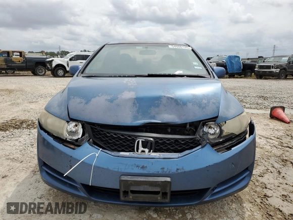 2010 Honda Civic Cpe LX with VIN 2HGFG1B64AH516132, listed as a Copart auction lot 54986145 with 110,094 mi miles and Clean Title. Bid and sale history available at carsss.com. Image 5.