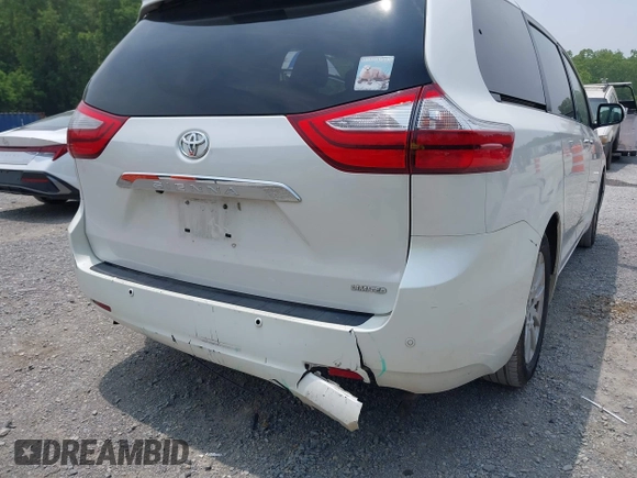 2015 Toyota Sienna XLE with VIN 5TDYK3DC3FS586329, listed as a IAAI auction lot 42496805 with 132,828 mi miles and . Bid and sale history available at DreamBid. Image 6.