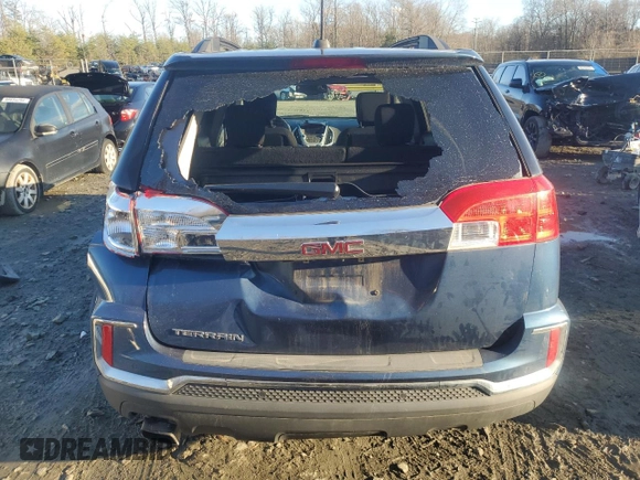 2016 GMC Terrain SLE with VIN 2GKALNEK0G6329516, listed as a Copart auction lot 85794194 with 188,592 mi miles and Salvage Title. Bid and sale history available at carsss.com. Image 6.