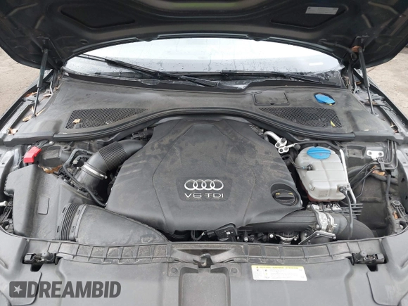 2015 Audi A7 3.0 TDI Premium Plus with VIN WAUWMAFC4FN034666, listed as a IAAI auction lot 41708296 with 101,744 mi miles. Bid and sale history available at carsss.com. Image 10.