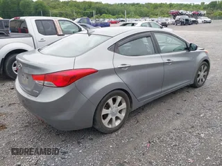 2012 Hyundai Elantra Limited with VIN KMHDH4AE6CU282875, listed as a IAAI auction lot 42341052 with 215,231 mi miles and . Bid and sale history available at DreamBid. Image 4.