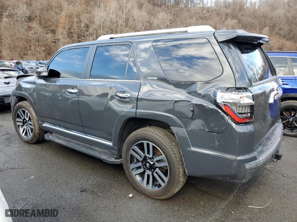 2024 Toyota 4Runner Limited with VIN JTEKU5JR6R6255314, listed as a Copart auction lot 87019944 with 2,947 mi miles and Salvage Title. Bid and sale history available at carsss.com. Image 2.