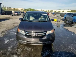 2015 Honda Odyssey EX-L with VIN 5FNRL5H68FB019071, listed as a Copart auction lot 50570245 with 153,630 mi miles and Salvage Title. Bid and sale history available at carsss.com. Image 15.
