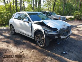 2023 Genesis GV70 2.5T with VIN KMUMADTB9PU098982, listed as a IAAI auction lot 42335587 with 20,215 mi miles and . Bid and sale history available at DreamBid. Image 1.