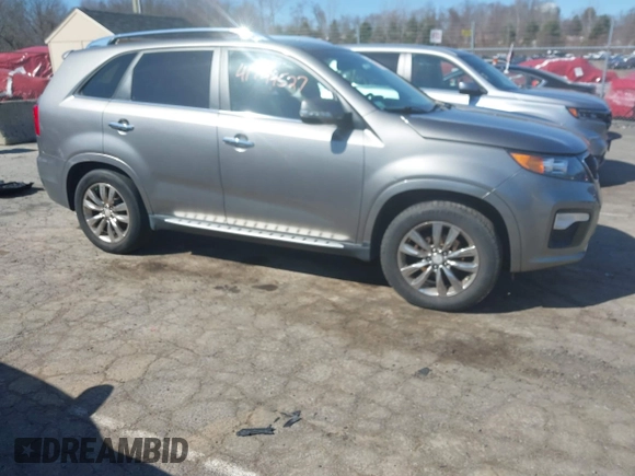 2013 Kia Sorento SX with VIN 5XYKW4A21DG377287, listed as a IAAI auction lot 41744527 with 91,685 mi miles. Bid and sale history available at carsss.com. Image 14.