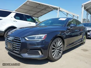 2018 Audi A5 Sportback Premium Plus with VIN WAUBNCF58JA119812, listed as a IAAI auction lot 42001597 with 55,396 mi miles. Bid and sale history available at carsss.com. Image 17.