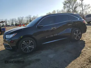2019 Acura MDX Technology z VIN 5J8YD3H57KL001707, wystawiony jako Copart lot #52175315 z przebiegiem 133 483 mil mil oraz Szkoda całkowita • Salvage title. Historia ofert i sprzedaży dostępna na DreamBid. Obrazek 1.
