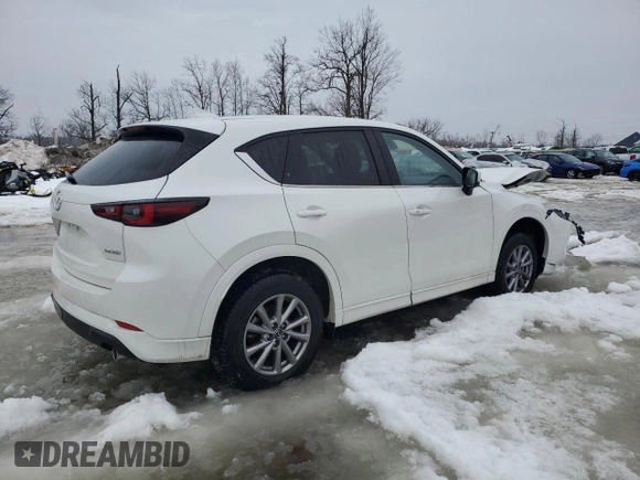 2024 Mazda CX-5 S Preferred with VIN JM3KFBCMXR0399019, listed as a Copart auction lot 46086955 with 8,673 mi miles and Salvage Title. Bid and sale history available at carsss.com. Image 3.