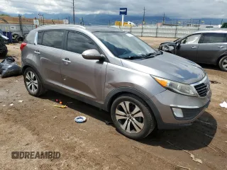 2013 Kia Sportage EX with VIN KNDPCCA25D7402214, listed as a Copart auction lot 60106115 with 146,369 mi miles and Salvage title. Bid and sale history available at DreamBid. Image 4.