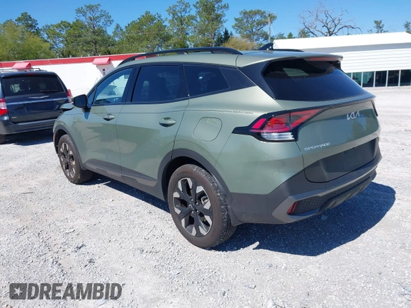 2024 Kia Sportage X-Line with VIN 5XYK6CDFXRG200348, listed as a IAAI auction lot 41892015 with 11,320 mi miles and . Bid and sale history available at carsss.com. Image 3.