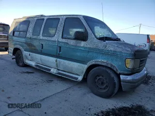 1993 Ford Econoline Cargo with VIN 1FDEE14N5PHB25182, listed as a Copart auction lot 79466974 with 140,129 mi miles and Clean Title. Bid and sale history available at carsss.com. Image 4.