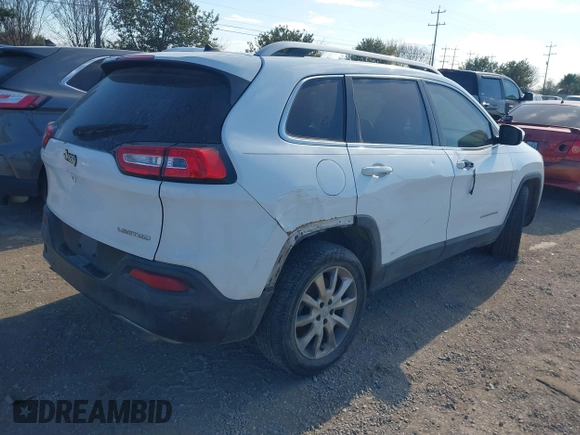 2014 Jeep Cherokee Limited with VIN 1C4PJLDSXEW118473, listed as a IAAI auction lot 41359322 with 111,000 mi miles. Bid and sale history available at carsss.com. Image 4.