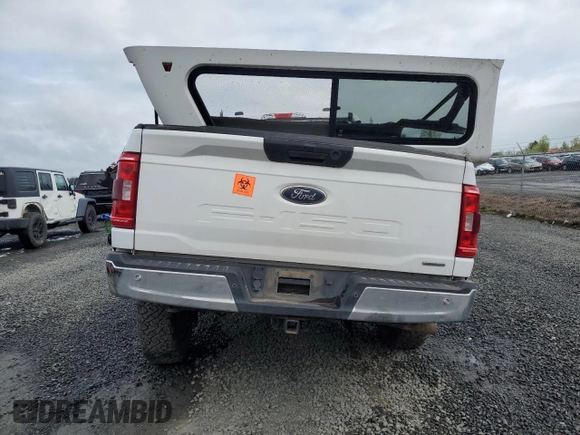 2021 Ford F-150 XL with VIN 1FTFX1E87MFB10721, listed as a Copart auction lot 52588485 with Not provided miles and Non repairable. Bid and sale history available at DreamBid. Image 6.