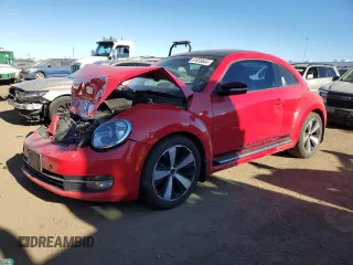2012 Volkswagen Beetle 2.0T Turbo with VIN 3VWV67AT5CM659017, listed as a Copart auction lot 81939644 with 112,403 mi miles and Salvage Title. Bid and sale history available at carsss.com. Image 1.