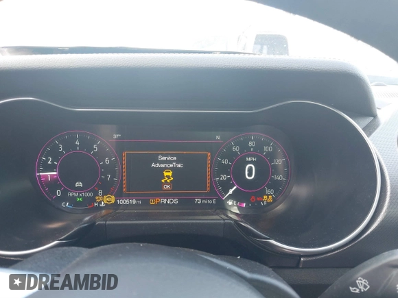 2020 Ford Mustang GT with VIN 1FA6P8CF5L5154043, listed as a IAAI auction lot 41727659 with 100,519 mi miles and . Bid and sale history available at DreamBid. Image 7.