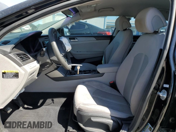 2017 Hyundai Sonata 2.4L with VIN 5NPE24AF0HH595084, listed as a Copart auction lot 52703015 with 178,367 mi miles and Salvage Title. Bid and sale history available at carsss.com. Image 7.