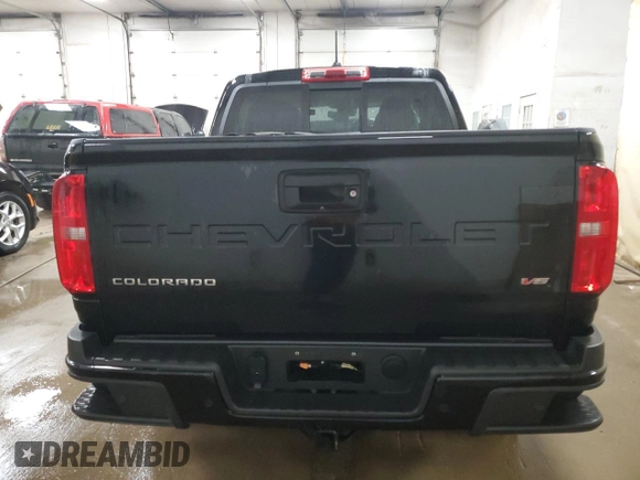 2021 Chevrolet Colorado 4WD Z71 with VIN 1GCGTDEN8M1158037, listed as a Copart auction lot 53803135 with 51,079 mi miles and Non repairable. Bid and sale history available at DreamBid. Image 6.
