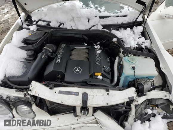 2002 Mercedes-Benz CLK 320/430 with VIN WDBLJ65G82T126125, listed as a Copart auction lot 44887835 with Not Provided miles and Salvage Title. Bid and sale history available at DreamBid. Image 12.