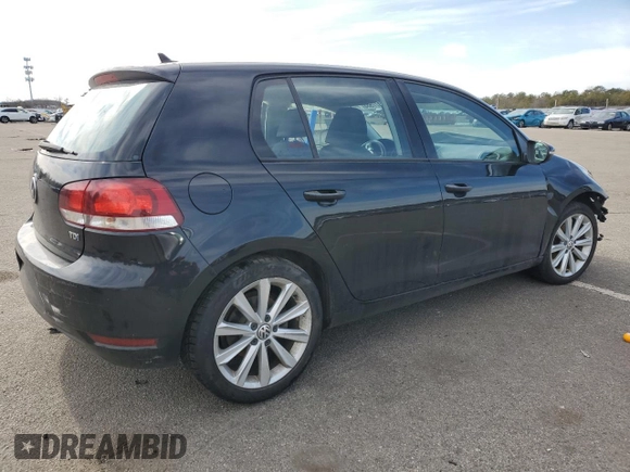 2012 Volkswagen Golf TDI with VIN WVWNM7AJ8CW302793, listed as a Copart auction lot 45277555 with 128,113 mi miles and Salvage title. Bid and sale history available at DreamBid. Image 3.