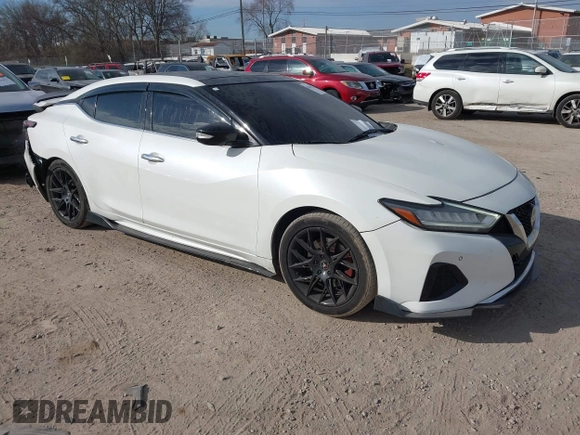 2019 Nissan Maxima SV with VIN 1N4AA6AV7KC383974, listed as a IAAI auction lot 41660286 with 86,682 mi miles and . Bid and sale history available at DreamBid. Image 1.