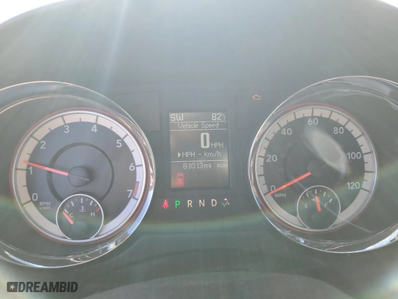 2018 Dodge Grand Caravan GT with VIN 2C4RDGEG7JR335869, listed as a Copart auction lot 80609064 with 81,013 mi miles and Salvage Title. Bid and sale history available at carsss.com. Image 9.