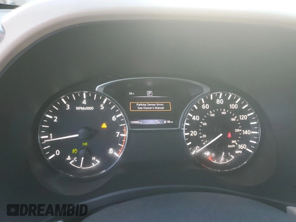 2016 Nissan Pathfinder Platinum with VIN 5N1AR2MN6GC642383, listed as a Copart auction lot 82894194 with 129,000 mi miles and Salvage Title. Bid and sale history available at carsss.com. Image 9.