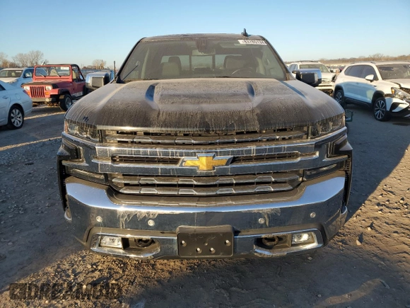 2020 Chevrolet Silverado 1500 LTZ with VIN 3GCUYGED7LG372739, listed as a Copart auction lot 83785134 with 57,607 mi miles and Salvage Title. Bid and sale history available at DreamBid. Image 5.