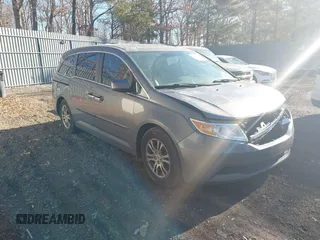 2013 Honda Odyssey EX-L с VIN 5FNRL5H62DB002425, выставлен на аукционе IAAI как лот 41381391 с пробегом 145 760 миль миль и . История ставок и продаж доступна на DreamBid. Изображение 1.