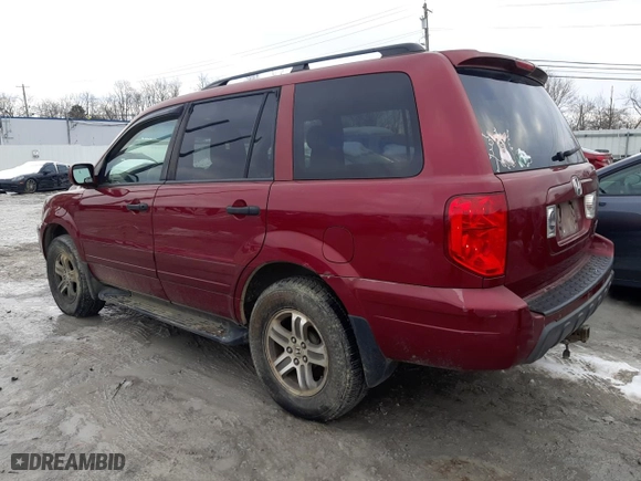 2004 Honda Pilot EX with VIN 2HKYF18434H603127, listed as a Copart auction lot 88329945 with 299,722 mi miles and Salvage Title. Bid and sale history available at carsss.com. Image 2.