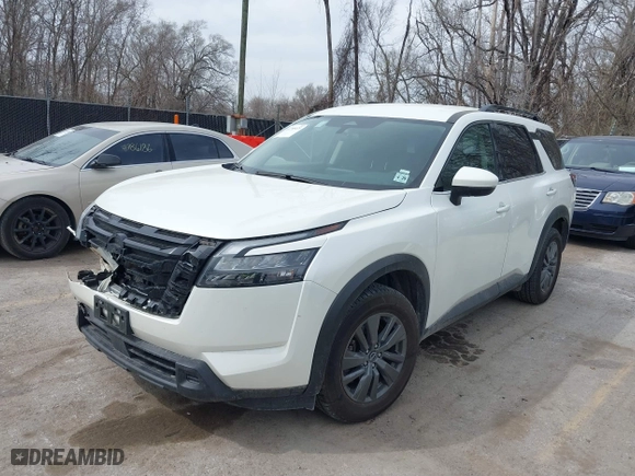 2024 Nissan Pathfinder SV with VIN 5N1DR3BA1RC274037, listed as a IAAI auction lot 41795475 with 40,079 mi miles. Bid and sale history available at carsss.com. Image 19.