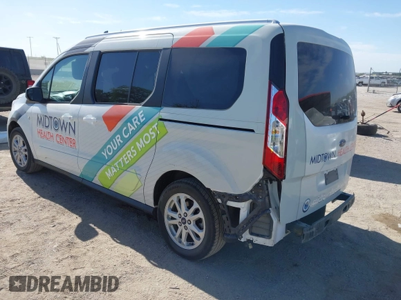 2021 Ford Transit Connect XLT with VIN NM0GE9F29M1500362, listed as a IAAI auction lot 42266265 with 63,273 mi miles and . Bid and sale history available at DreamBid. Image 3.