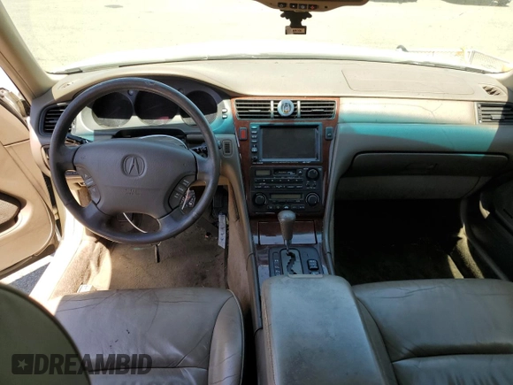 2002 Acura RL with VIN JH4KA966X2C005549, listed as a Copart auction lot 55038214 with 189,488 mi miles and Salvage title. Bid and sale history available at DreamBid. Image 8.
