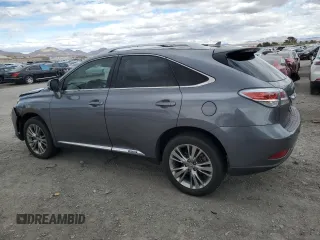 2013 Lexus RX 450h with VIN JTJBC1BA7D2440428, listed as a Copart auction lot 48404205 with 145,474 mi miles and Salvage Title. Bid and sale history available at DreamBid. Image 2.