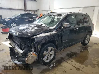 2013 Jeep Compass High Altitude with VIN 1C4NJDAB2DD277807, listed as a Copart auction lot 45500125 with 224,273 mi miles and Salvage Title. Bid and sale history available at carsss.com. Image 1.