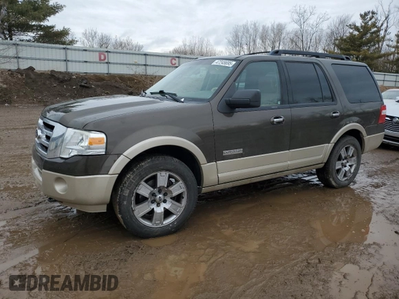 2008 Ford Expedition Eddie Bauer with VIN 1FMFU18568LA81998, listed as a Copart auction lot 47245695 with 152,695 mi miles and Clean title. Bid and sale history available at DreamBid. Image 1.