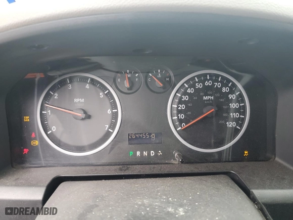 2010 Dodge Ram 1500 SLT with VIN 1D7RB1GP1AS228708, listed as a Copart auction lot 46297195 with 264,455 mi miles and Salvage Title. Bid and sale history available at carsss.com. Image 9.