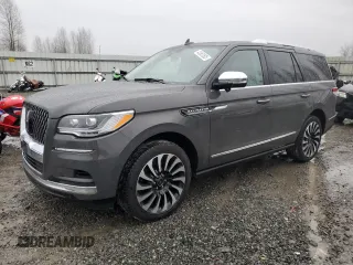 2022 Lincoln Navigator Black Label z VIN 5LMJJ2TT6NEL04617, wystawiony jako Copart lot #43663505 z przebiegiem 8 413 mil mil oraz Szkoda całkowita • Salvage title. Historia ofert i sprzedaży dostępna na DreamBid. Obrazek 1.