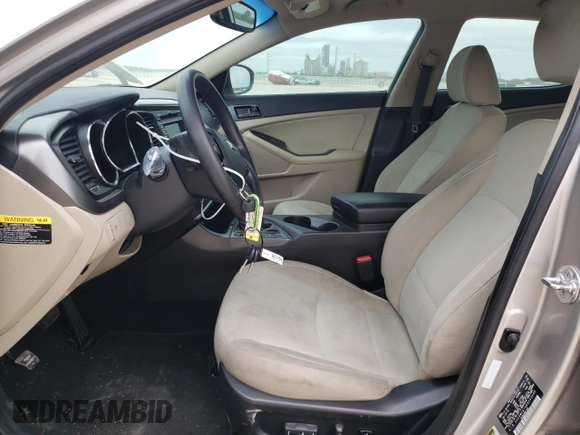 2013 Kia Optima LX with VIN 5XXGM4A70DG243690, listed as a Copart auction lot 48791165 with 0 mi miles and Salvage Title. Bid and sale history available at carsss.com. Image 7.