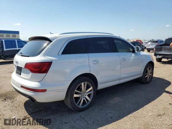 2012 Audi Q7 Premium Plus with VIN WA1LGAFE1CD007726, listed as a Copart auction lot 61665715 with 143,108 mi miles and Clean title. Bid and sale history available at DreamBid. Image 3.