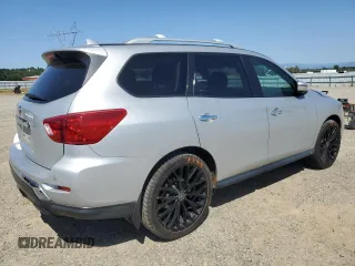 2019 Nissan Pathfinder S with VIN 5N1DR2MN0KC650274, listed as a Copart auction lot 54166005 with 96,956 mi miles and Salvage Title. Bid and sale history available at DreamBid. Image 3.