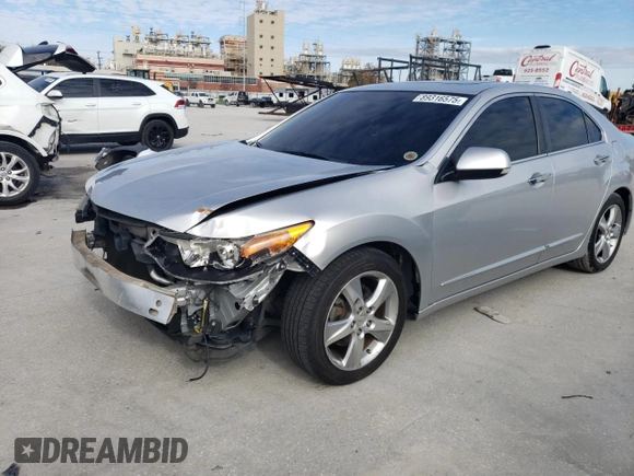 2013 Acura TSX with VIN JH4CU2F48DC006476, listed as a Copart auction lot 89316575 with 98,840 mi miles and Salvage Title. Bid and sale history available at carsss.com. Image 1.
