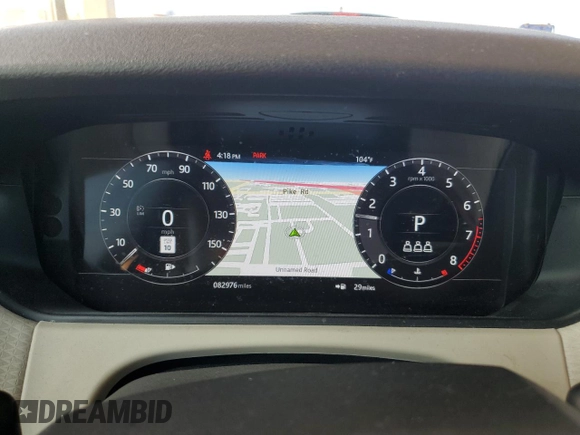 2019 Land Rover Range Rover Velar S with VIN SALYB2EX9KA216000, listed as a Copart auction lot 63816345 with 82,976 mi miles and Clean title. Bid and sale history available at DreamBid. Image 9.