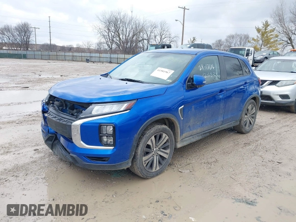 2021 Mitsubishi Outlander Sport SE with VIN JA4APVAU7MU011729, listed as a IAAI auction lot 41581967 with 78,740 mi miles. Bid and sale history available at carsss.com. Image 2.